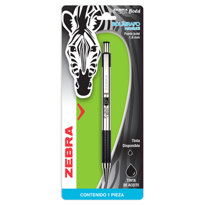 BOLIGRAFO ZEBRA BOLD F301 (1.6MM, BLISTER 1 PIEZA) BOLIGRAFO ZEBRA BOLD F301 (1.6MM, BLISTER 1 PIEZA)