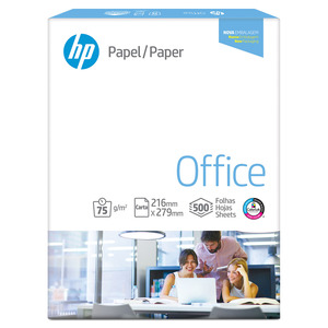 PAPEL HP (CARTA, 75 GRAMOS, RESMA, 500 HOJAS)