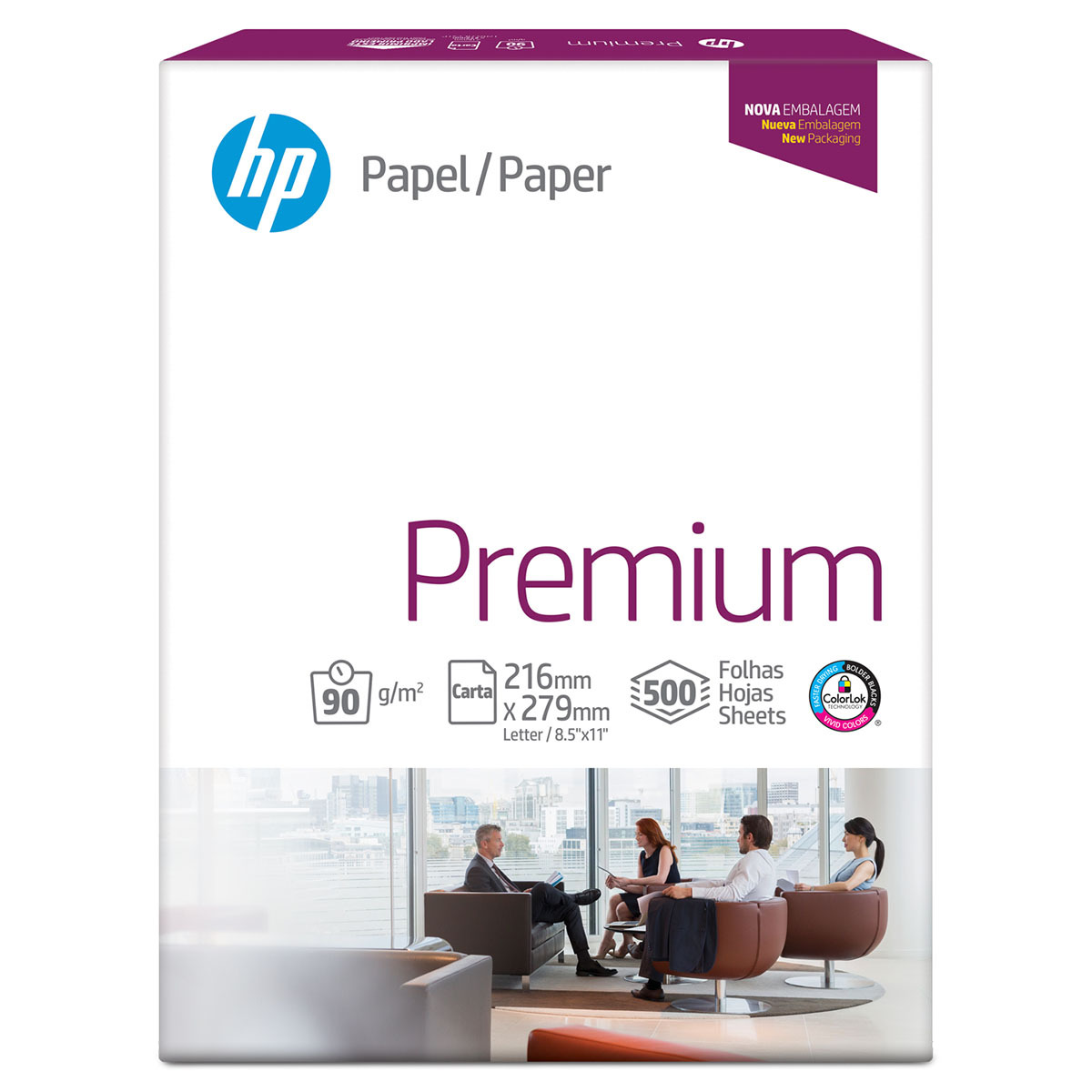 PAPEL HP (LASER INKJET CARTA RESMA 500 HOJAS)